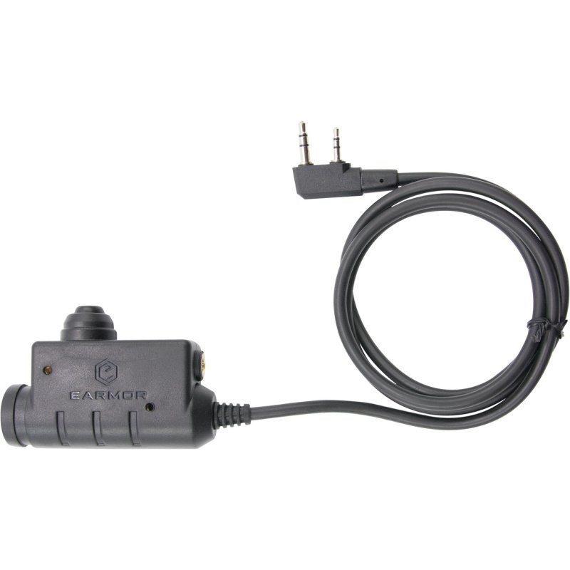 EARMOR M51 PTT, Kenwood / Baofeng 2-pólusú csatlakozó