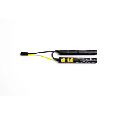 NiMH battery TITAN 9.6V 1700mAh, small Tamiya - Nunchuk (dual)