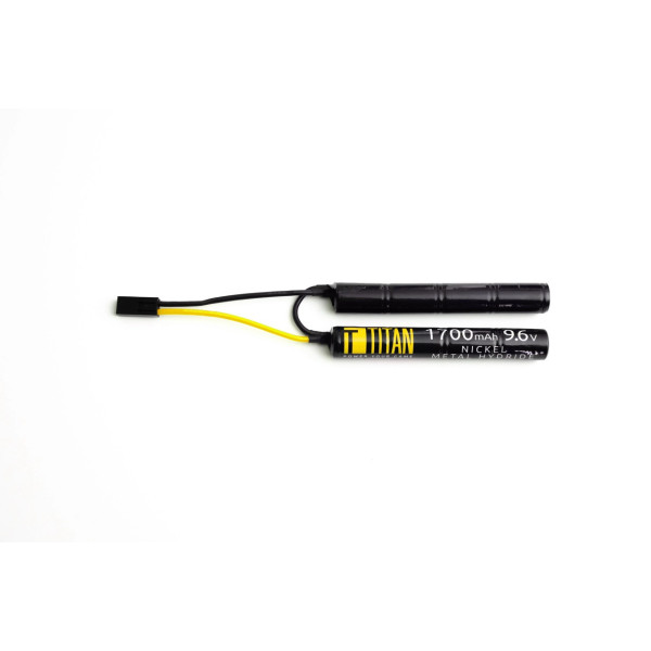 NiMH battery TITAN 9.6V 1700mAh, small Tamiya - Nunchuk (dual)