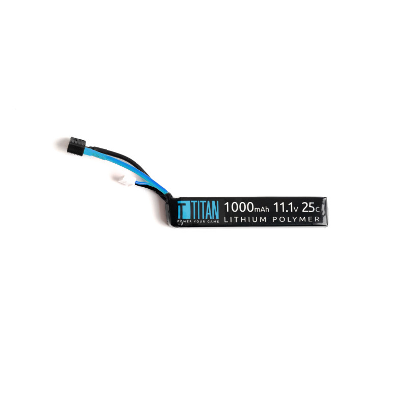 Li-Pol akkumulátor TITAN 11,1 V, 1000 mAh, 25C (T-Dean) – Stick (tartalék) Li-Pol akkumulátor TITAN 11,1 V, 1000 mAh, 25C (T-Dean) – Stick (tartalék)