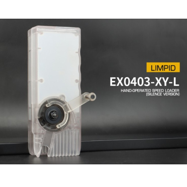 WST Lever Silence Speedloader, 1000 BB – Átlátszó (fényes)