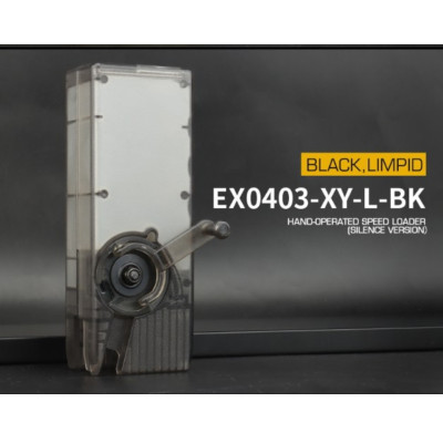 WST Lever Silence Speedloader, 1000 BB – Átlátszó (sötét)