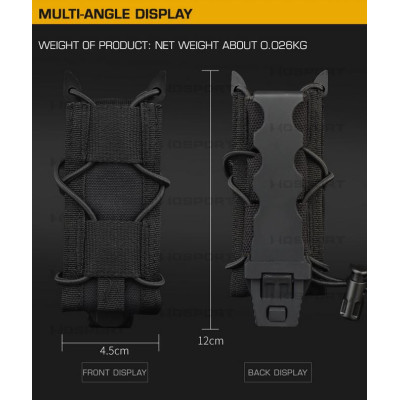 WoSporT TIGER típusú pisztoly-tár MOLLE-táska – Ranger Green (RG)