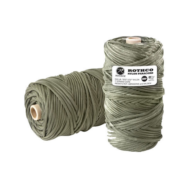 Nylon Paracord cord on reel 100 cm x 4 mm, OD