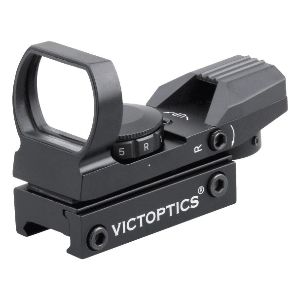 VictOptics IPM 1x23x34 mm Airsoft vörös pontos célzó – fekete