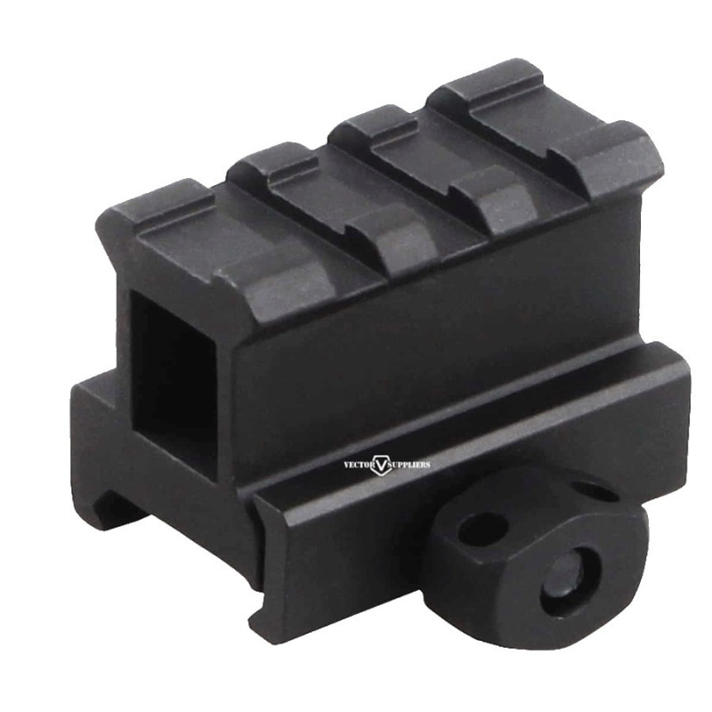Vector Optics 1" Picatinny Riser Rail Mount (2.54 cm), Short - Black Vector Optics 1" Picatinny Riser Rail Mount (2.54 cm), Short - Black