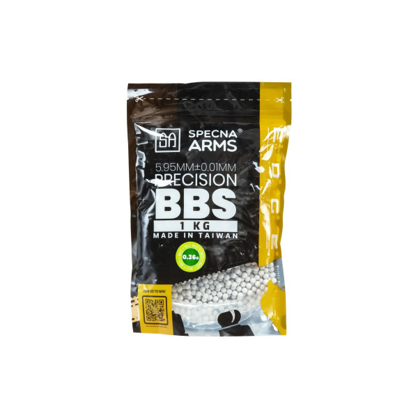 SA EDGE ULTRA™ BIO Pellets 0.36g, 2780 BBs (Bag) - White