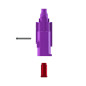 CTM AAP-01 Complete Enhanced Nozzle Set with CNC Valve - Violet CTM AAP-01 Complete Enhanced Nozzle Set with CNC Valve - Violet