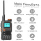 Baofeng UV-K61 Tri-band Radio (AIR / VHF / UHF), USB-C - Black Baofeng UV-K61 Tri-band Radio (AIR / VHF / UHF), USB-C - Black
