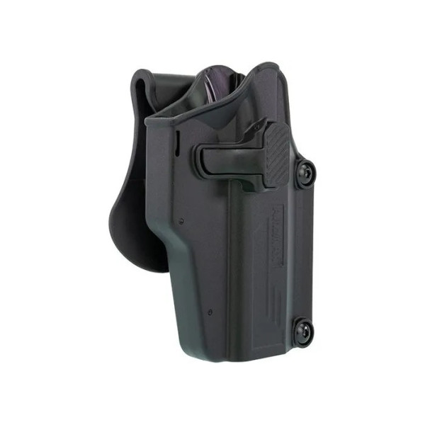 AMOMAX Universal Pistol Holster Per-Fit™, Right Hand - Black