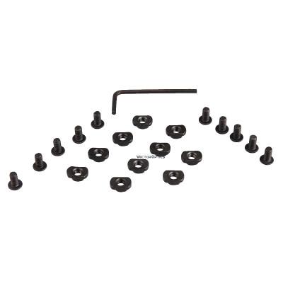 Vector Optics M-LOK csavarkészlet, 10 darabos – fekete