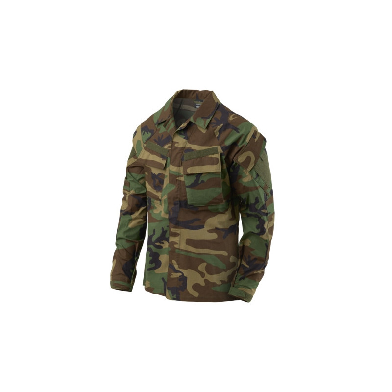 HELIKON Tactical Shirt RAID PolyCotton Stretch Ripstop – US Woodland HELIKON Tactical Shirt RAID PolyCotton Stretch Ripstop – US Woodland