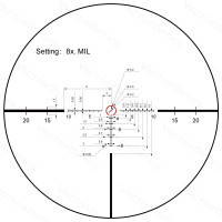 Vector Optics CONTINENTAL X8 1-8×24 ED TACTICAL SFP LPVO Riflescope