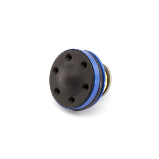 Silent piston head with the bearing