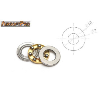 Axial bearing for sniper rifles spring guide