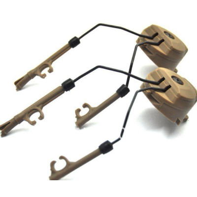 FMA ARC Helmet Mount for Peltor Comtac Headset - Tan