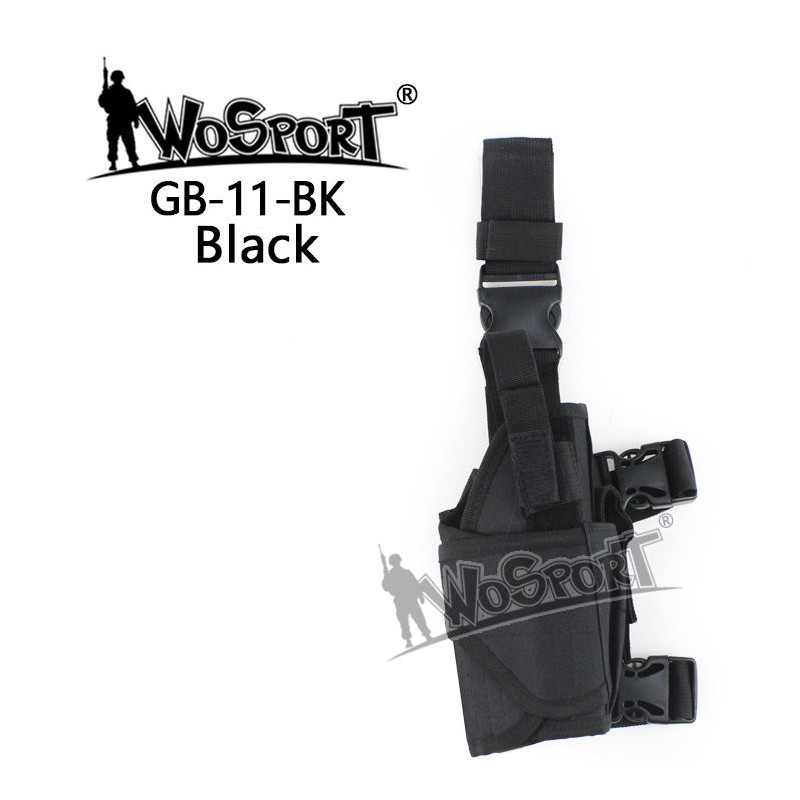 WST Universal Leg Holster TORNADO, Right-Handed - Black