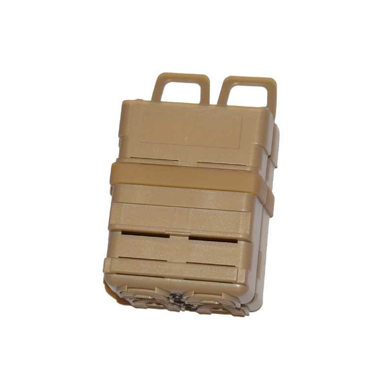 FMA Polymer MOLLE FastMag Pouch for AK / 7.62 Magazines, 2 pcs - Tan FMA Polymer MOLLE FastMag Pouch for AK / 7.62 Magazines, 2 pcs - Tan