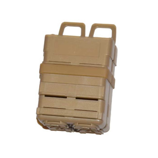 FMA Polymer MOLLE FastMag Pouch for AK / 7.62 Magazines, 2 pcs - Tan