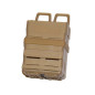 FMA Polymer MOLLE FastMag Pouch for AK / 7.62 Magazines, 2 pcs - Tan FMA Polymer MOLLE FastMag Pouch for AK / 7.62 Magazines, 2 pcs - Tan