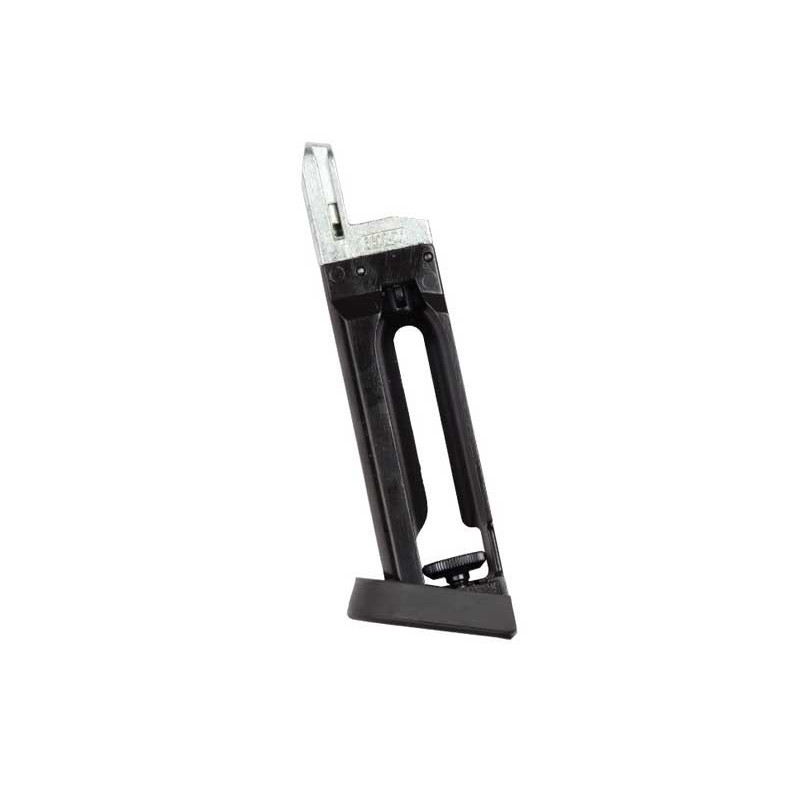 ASG CO2-tár a CZ 75D Compact GBB-hez, 15 BB-vel – fekete ASG CO2-tár a CZ 75D Compact GBB-hez, 15 BB-vel – fekete