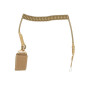 ASG Pistol Retention Lanyard with Carabiner - Tan ASG Pistol Retention Lanyard with Carabiner - Tan