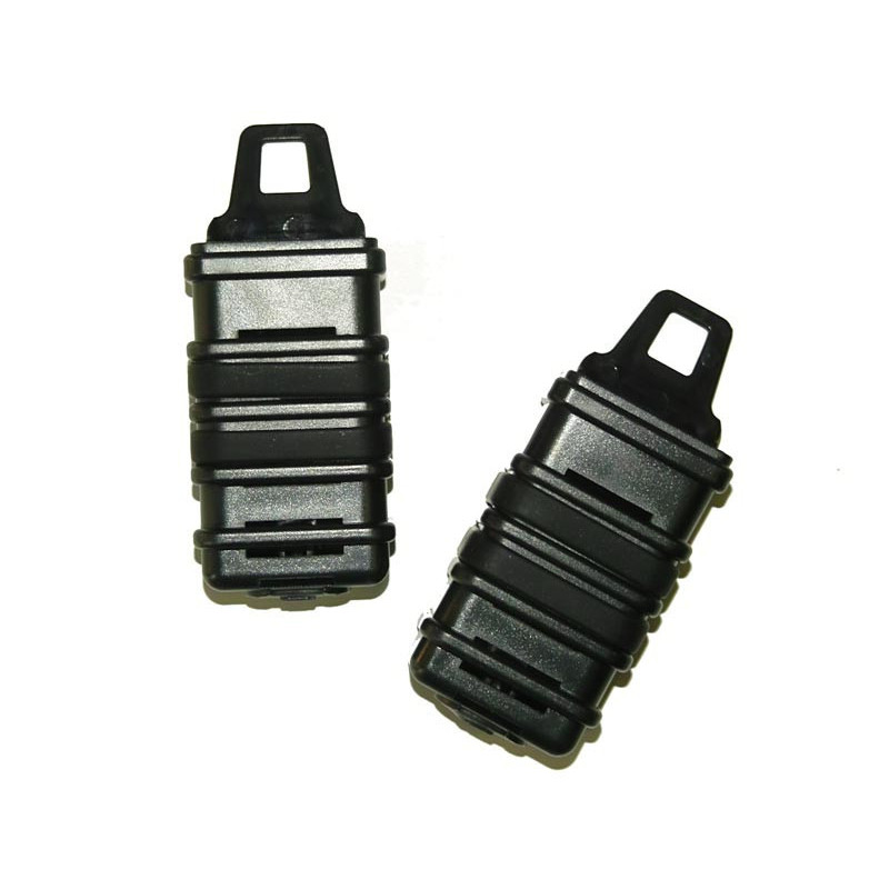 FMA Plastic MOLLE FastMag Pouch for MP7 Magazines, 2 pcs - Black
