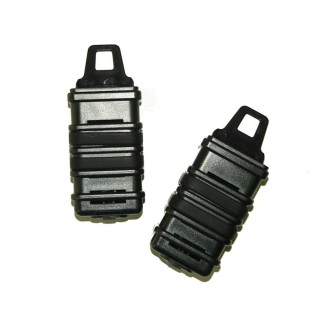 FMA Plastic MOLLE FastMag Pouch for MP7 Magazines, 2 pcs - Black