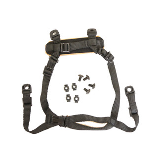FMA Universal Helmet Suspension / Strap, H type - Black