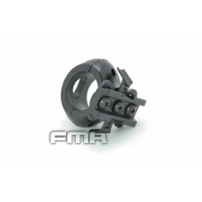 FMA 25mm Flashlight Single Clamp ARC Mount - Black
