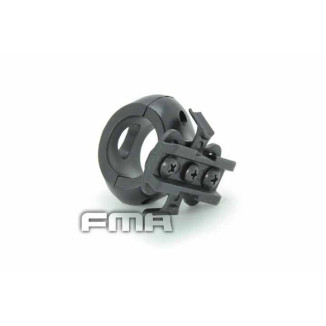 FMA 25mm Flashlight Single Clamp ARC Mount - Black