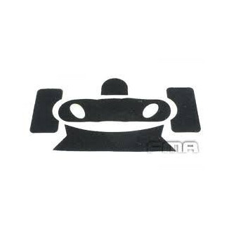 FMA Adhesive VELCRO Panels on Helmet, type PJ - Black