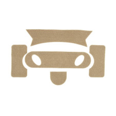 FMA Adhesive VELCRO Panels on Helmet, type PJ - Tan