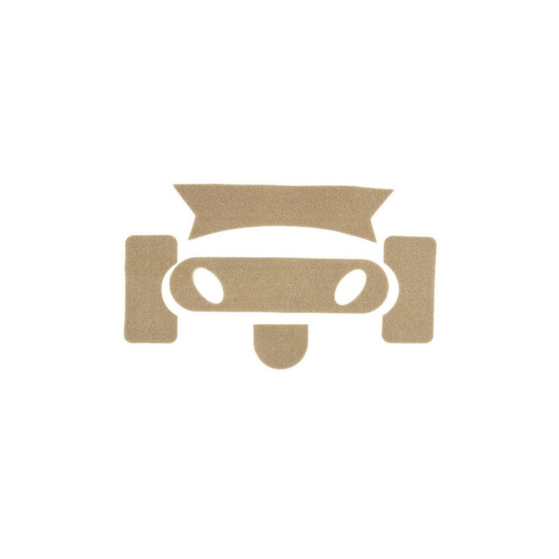 FMA Adhesive VELCRO Panels on Helmet, type PJ - Tan