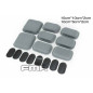 FMA Set of Protective Helmet Pads, 8 Pieces - Grey FMA Set of Protective Helmet Pads, 8 Pieces - Grey