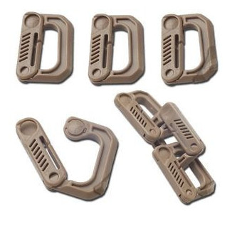 FMA Small Carabiner GRIMLOC FTW, 1 Piece - Tan