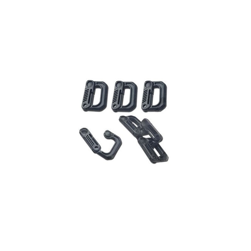 FMA Small Carabiner GRIMLOC FTW, 1 Piece - Black