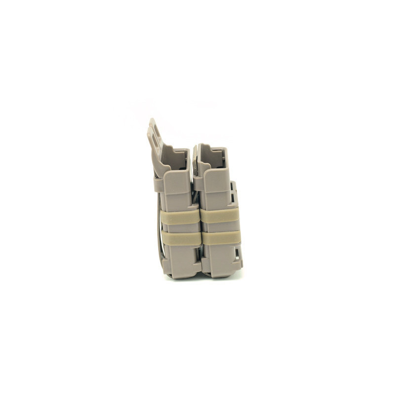 FMA Polymer MOLLE FastMag tárhordozó M4 / 5,56-os tárakhoz, 2 db – sárgásbarna