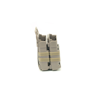 FMA Polymer MOLLE FastMag tárhordozó M4 / 5,56-os tárakhoz, 2 db – sárgásbarna
