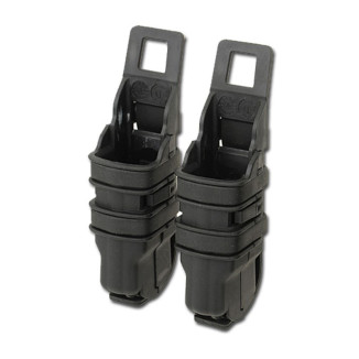 FMA Polymer MOLLE FastMag pisztolytárca-tartó, 2 db – fekete