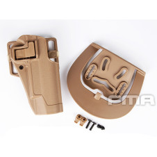 FMA CQC Serpa Belt Holster (Colt M1911), Right Hand - Tan