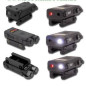 FMA PRO-LAS-PEQ10 tok (LED-es zseblámpa, piros lézer), nejlon – fekete