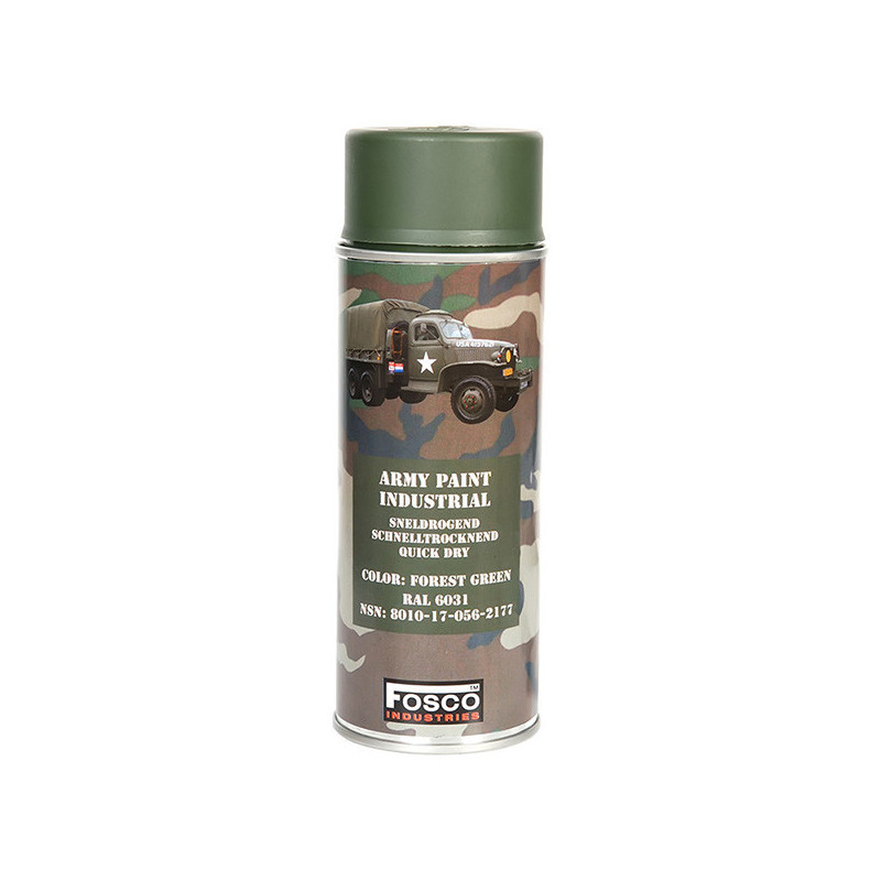 ARMY camouflage paint spray 400 ml FOREST GREEN ARMY camouflage paint spray 400 ml FOREST GREEN