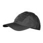 HELIKON Baseball Cap with Velcro Adjustment, Ripstop - Black