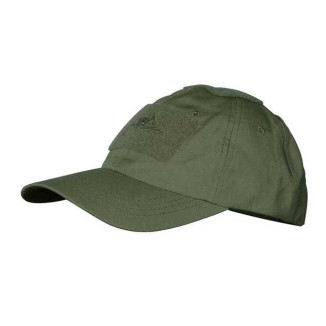HELIKON Baseball Cap with Velcro Adjustment, Ripstop - Green