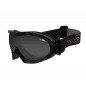 Goggles NERVE smoke grey + clear/Matte black frame