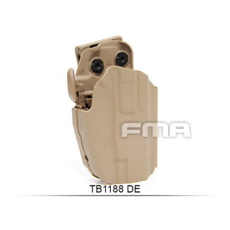 FMA Universal Belt Holster GLS 579, Right Hand - Tan