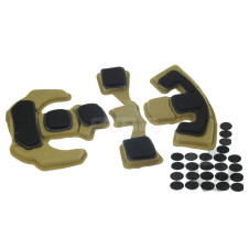 FMA Set of Foam Pads for EXFIL Helmets - Coyote/Black