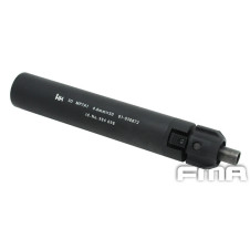 FMA MP7 Silencer 38x220mm with Flash Hider, 12+mm (CW) - Black