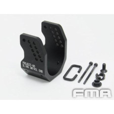 FMA CNC-es forgócsuklós rögzítőalap P90 / SSR90 modellekhez, hosszú – fekete